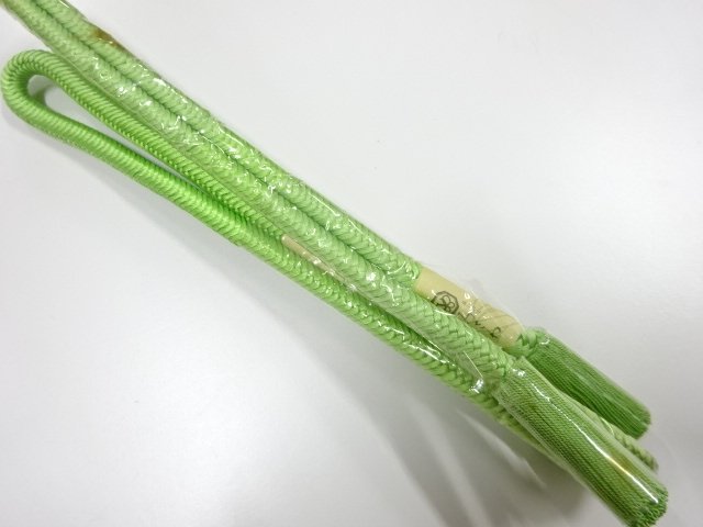 JAPANESE KIMONO / UNUSED TWISTED TASSEL HAND-TIED OBIJIME